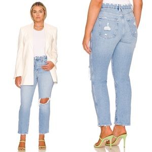 Good American Good Curve Straight Jeans in Indigo124 Size 12/31